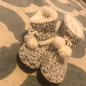 fuzzy slippers you can wear outside